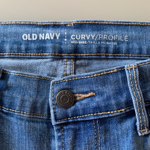 Old Navy Jeans Curvy Mid-Rise Size 6 Short - Picture 2 of 8